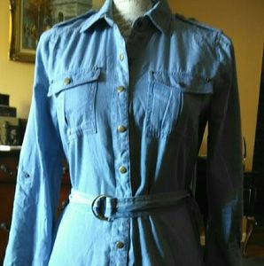 Denim blouse